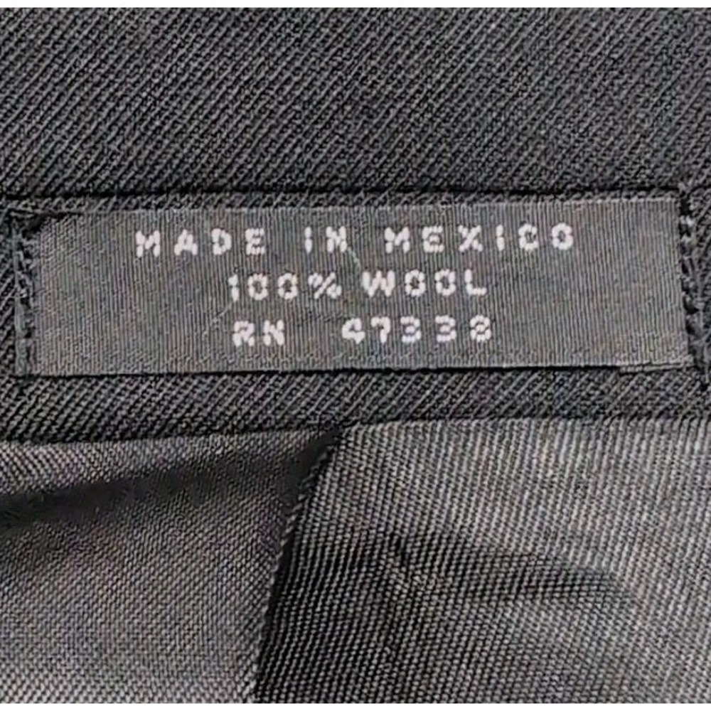Jones New York Tuxedo Suit Mens 40L/33W (Est) Black Wool 2-Button Formal 2pc Tux - Picture 10 of 15